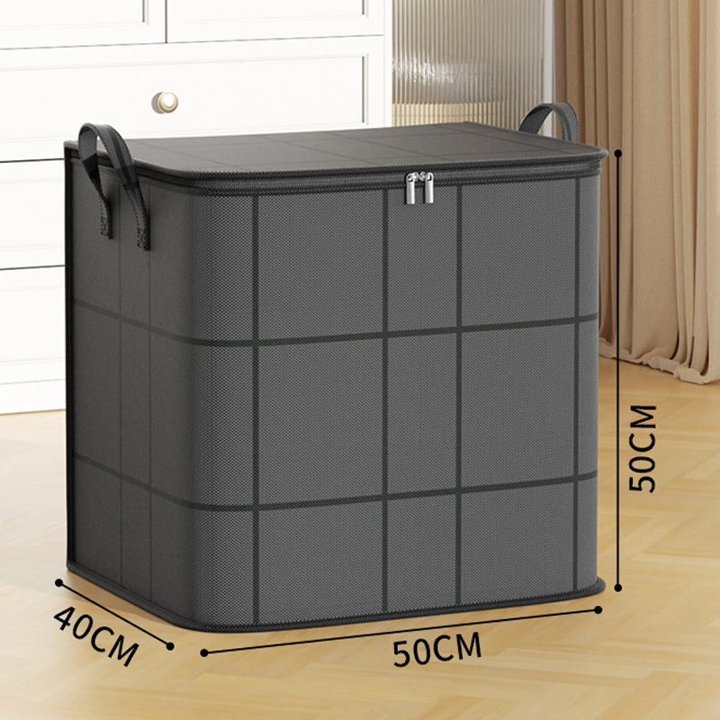 Comforter Storage Bag with Zipper and Handles Non Woven Fabric