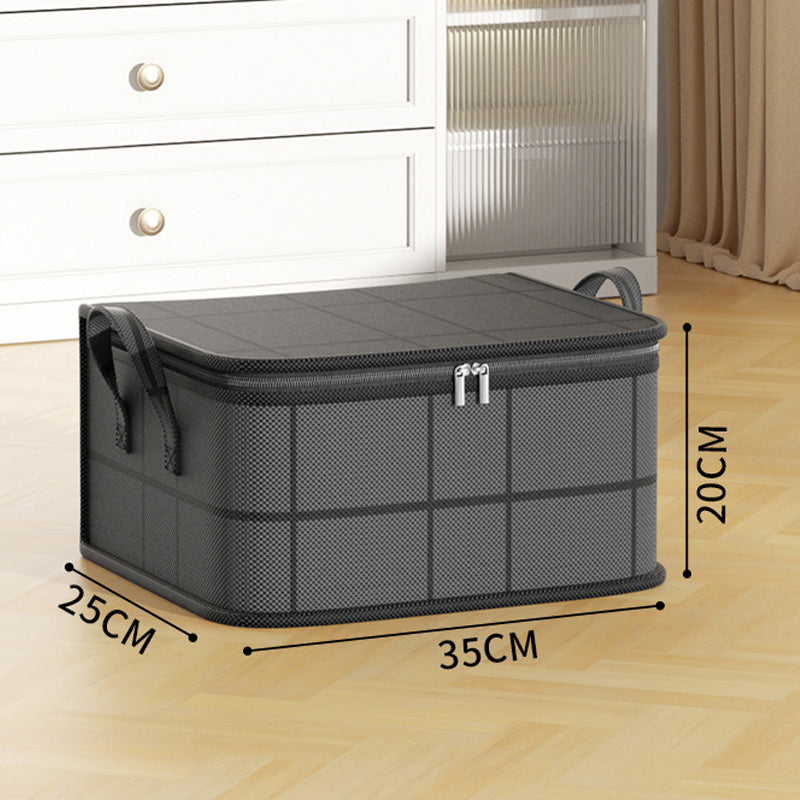 Comforter Storage Bag with Zipper and Handles Non Woven Fabric