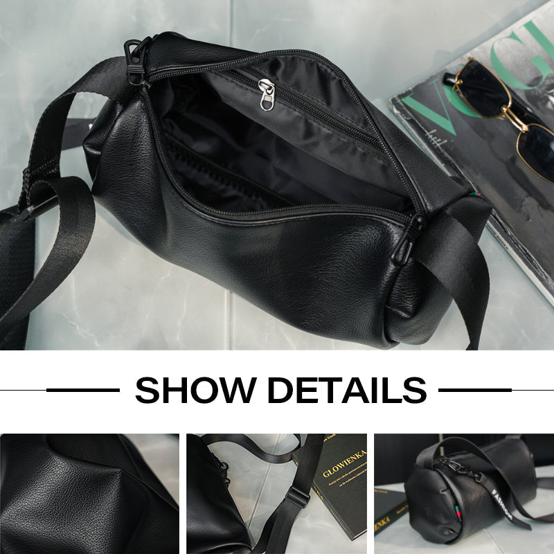 Crossbody Sling Bag PU 11.8 x 5.9 Inches Set of 3