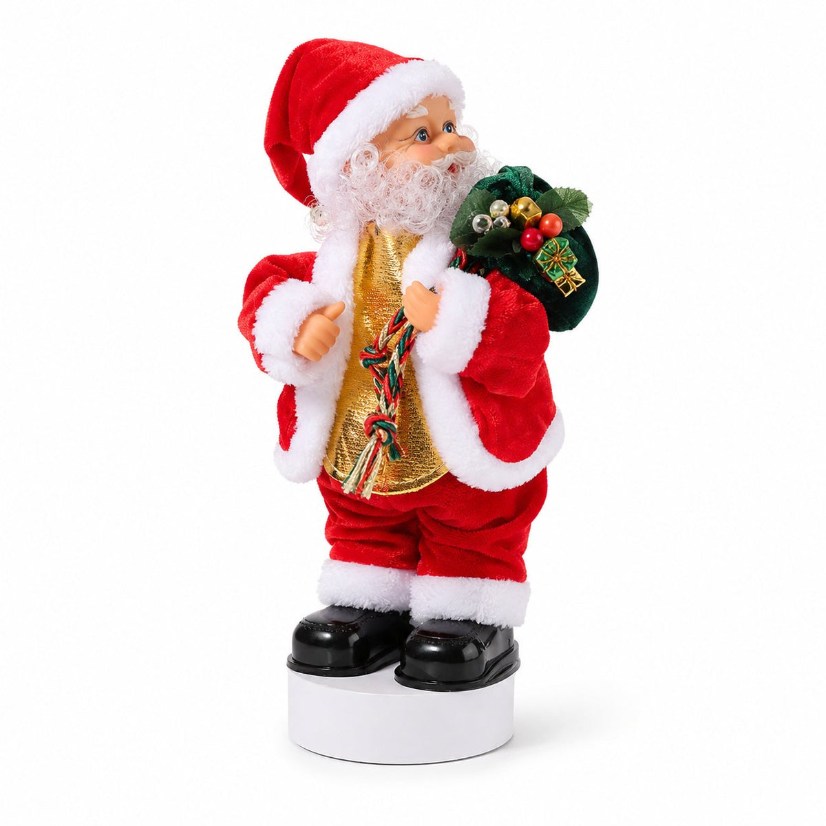Dancing Santa Claus Figure with Music