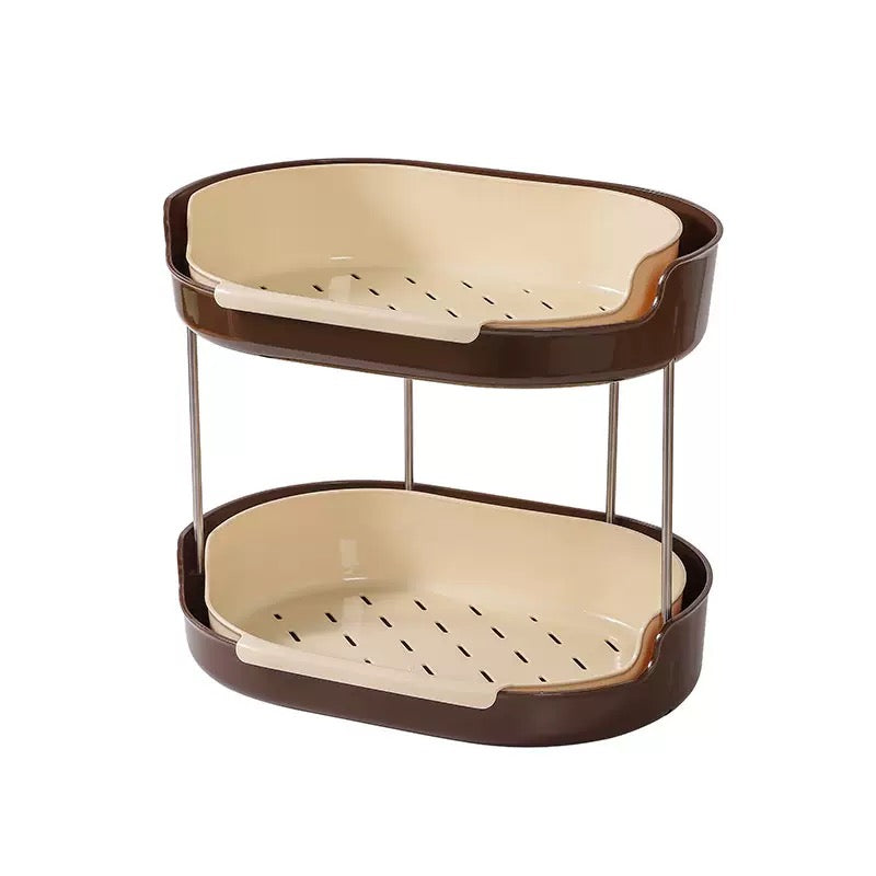 Detachable Countertop Drain Rack Organizer Set of 2