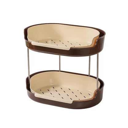 Detachable Countertop Drain Rack Organizer Set of 2