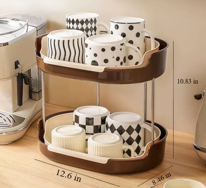 Detachable Countertop Drain Rack Organizer Set of 2
