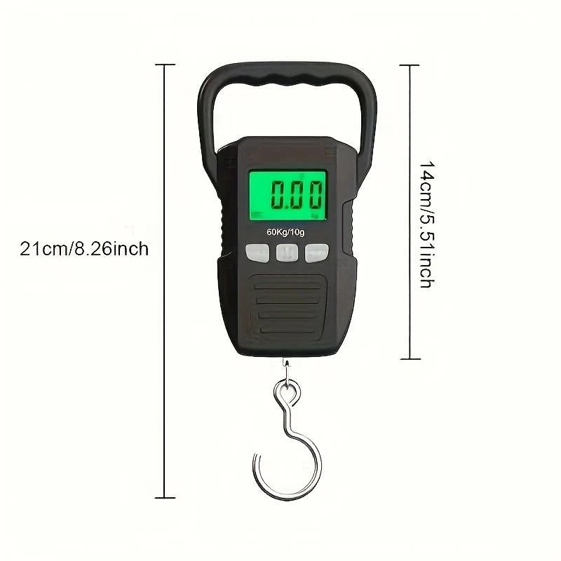 Digital Luggage Scale 132 lb with Backlit Display