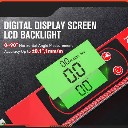 Digital Magnetic Level with LCD Display Set of 2