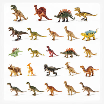 Dinosaur Toy Playset with T Rex Head Storage Box