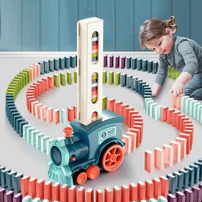 Battery-Powered Domino Train Toy