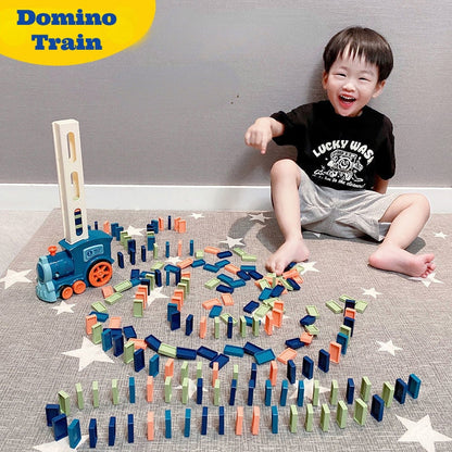Battery-Powered Domino Train Toy