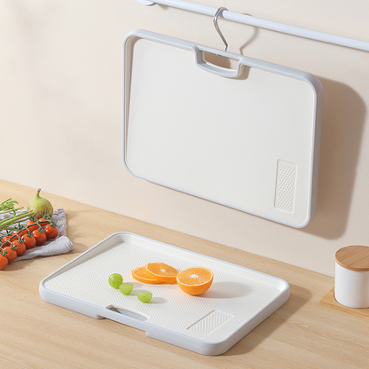 Double Sided Cutting Board Anti Spill Non Slip with Grinding Zone