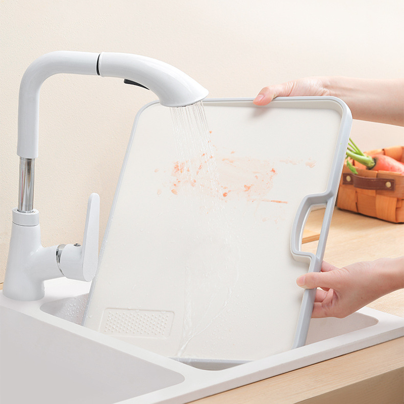Double Sided Cutting Board Anti Spill Non Slip with Grinding Zone