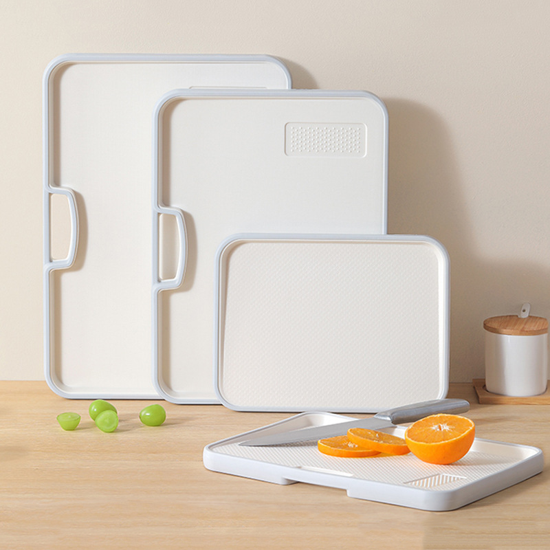 Double Sided Cutting Board Anti Spill Non Slip with Grinding Zone