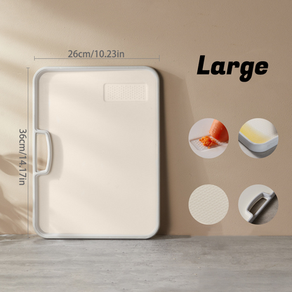 Double Sided Cutting Board Anti Spill Non Slip with Grinding Zone