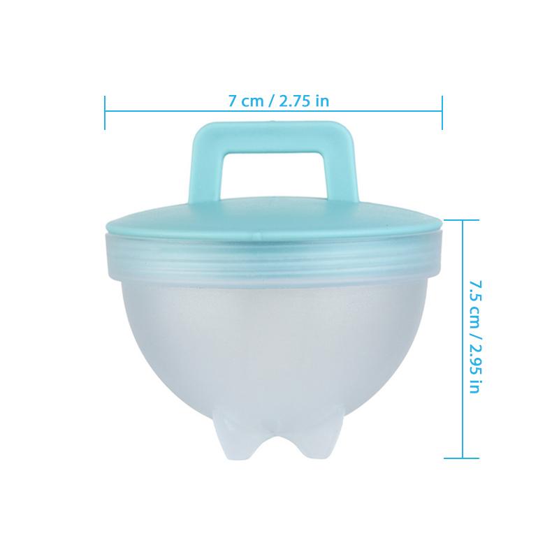 Egg Cooking Molds 4 Pack with Brush and Lid 3 Inch