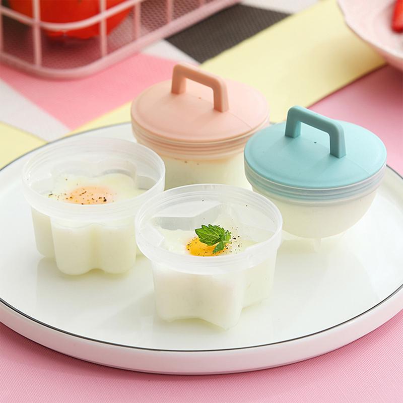 Egg Cooking Molds 4 Pack with Brush and Lid 3 Inch