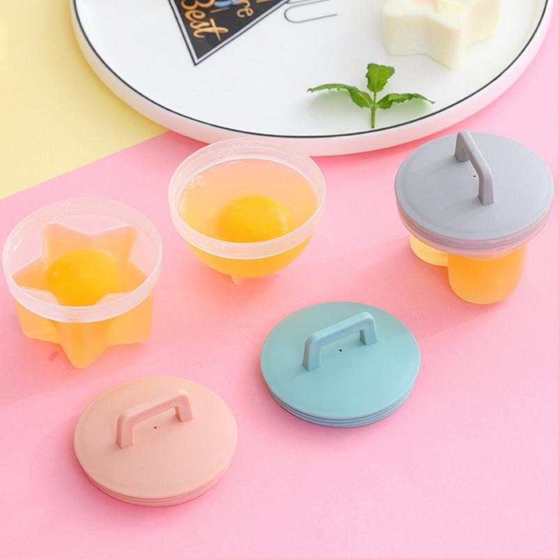 Egg Cooking Molds 4 Pack with Brush and Lid 3 Inch