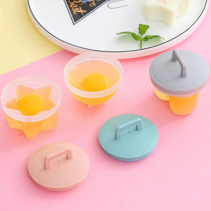 Egg Cooking Molds 4 Pack with Brush and Lid 3 Inch