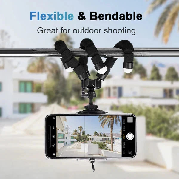 Flexible Octopus Tripod with Phone Holder Set of 3