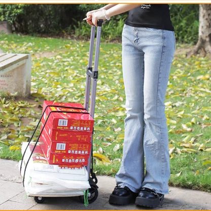 Folding Hand Truck Cart 88 lb Capacity Aluminum Alloy