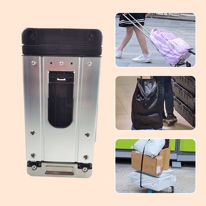 Folding Hand Truck Dolly Mini Stainless Steel Set of 3
