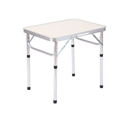 Folding Table Aluminum 23.6 x 17.7 inch Two Heights Set of 2