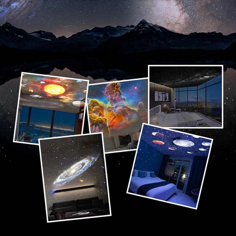 Galaxy Star Projector Lamp USB 4.3 x 4.3 x 4.4 inch Set of 3