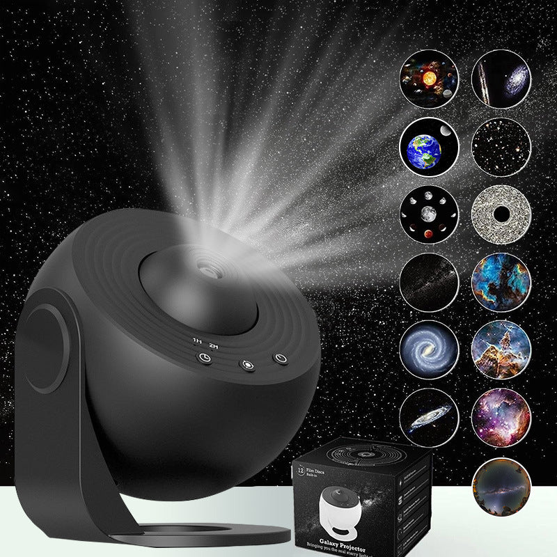 Galaxy Star Projector Lamp USB 4.3 x 4.3 x 4.4 inch Set of 3