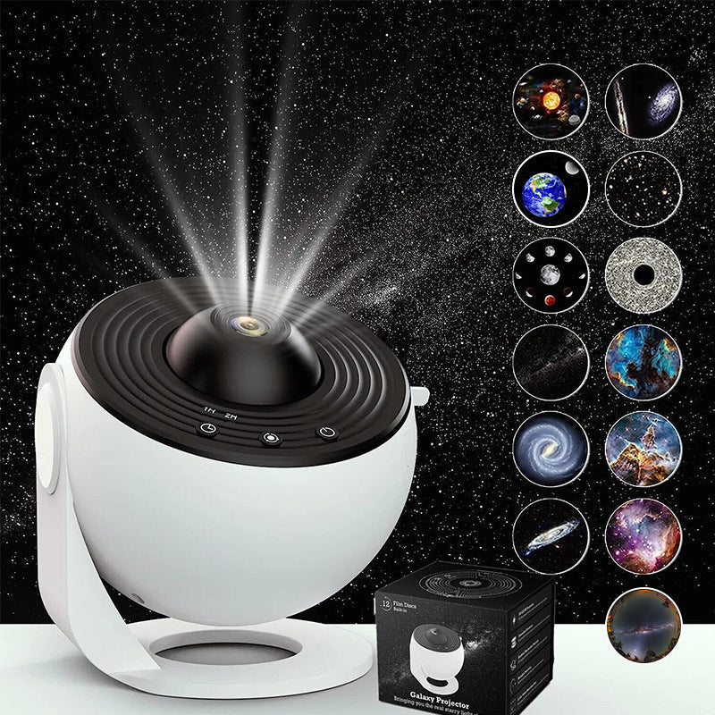 Galaxy Star Projector Lamp USB 4.3 x 4.3 x 4.4 inch Set of 3