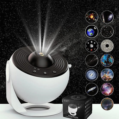Galaxy Star Projector Lamp USB 4.3 x 4.3 x 4.4 inch Set of 3