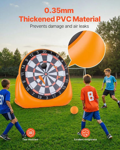 Giant Inflatable Soccer Dartboard Target PVC
