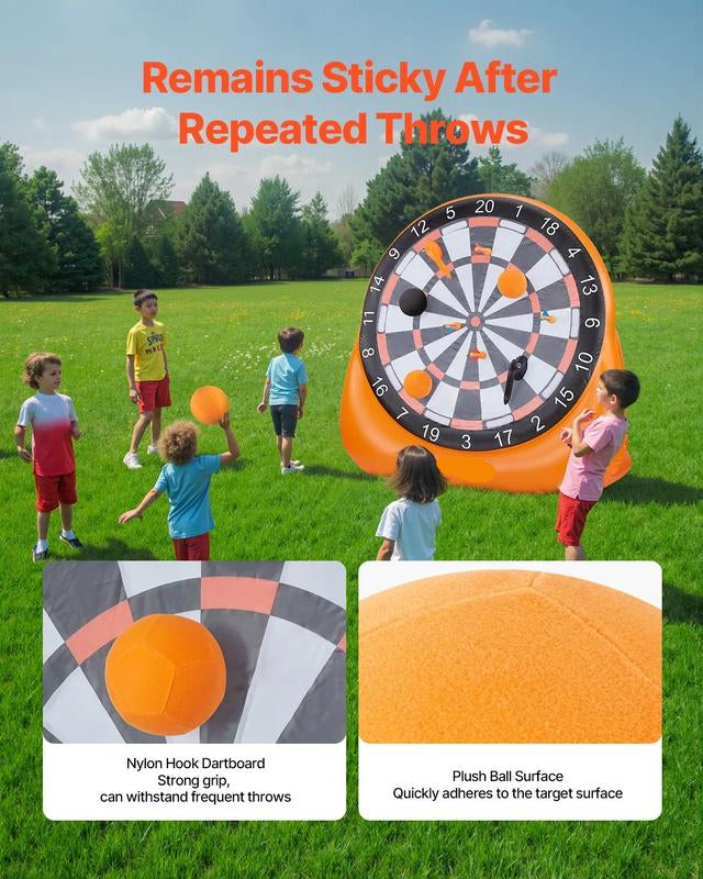 Giant Inflatable Soccer Dartboard Target PVC