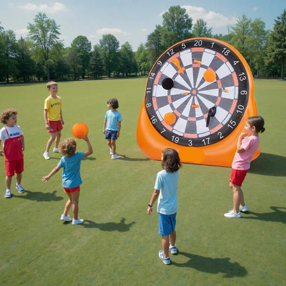 Giant Inflatable Soccer Dartboard Target PVC