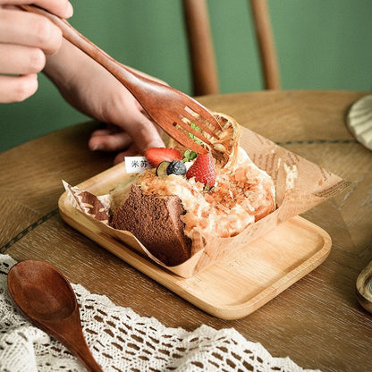 Glass Dome Butter Dish with Bamboo Base 6.7 x 4.3 Inches