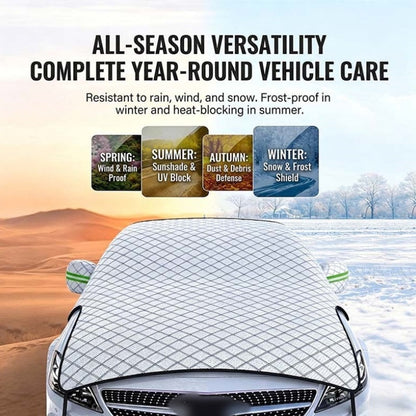 Half Car Cover Windshield and Hood Aluminum Foil