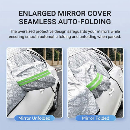 Half Car Cover Windshield and Hood Aluminum Foil