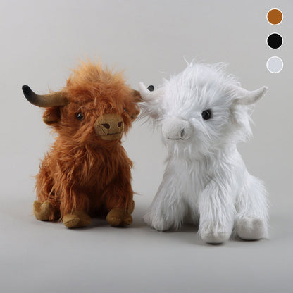 Highland Cow Plush Toy Set of 2