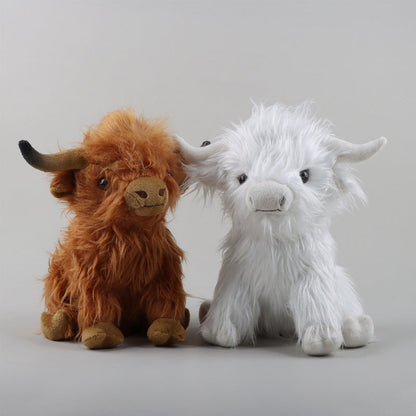 Highland Cow Plush Toy Set of 2