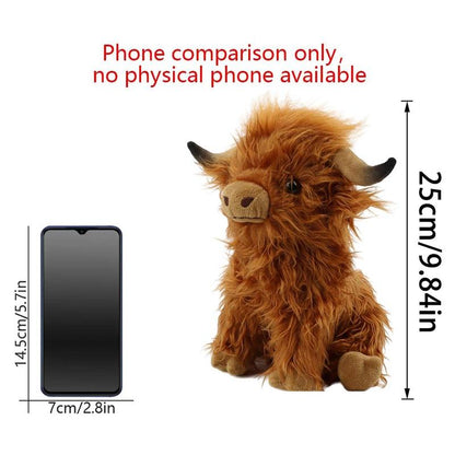 Highland Cow Plush Toy Set of 2