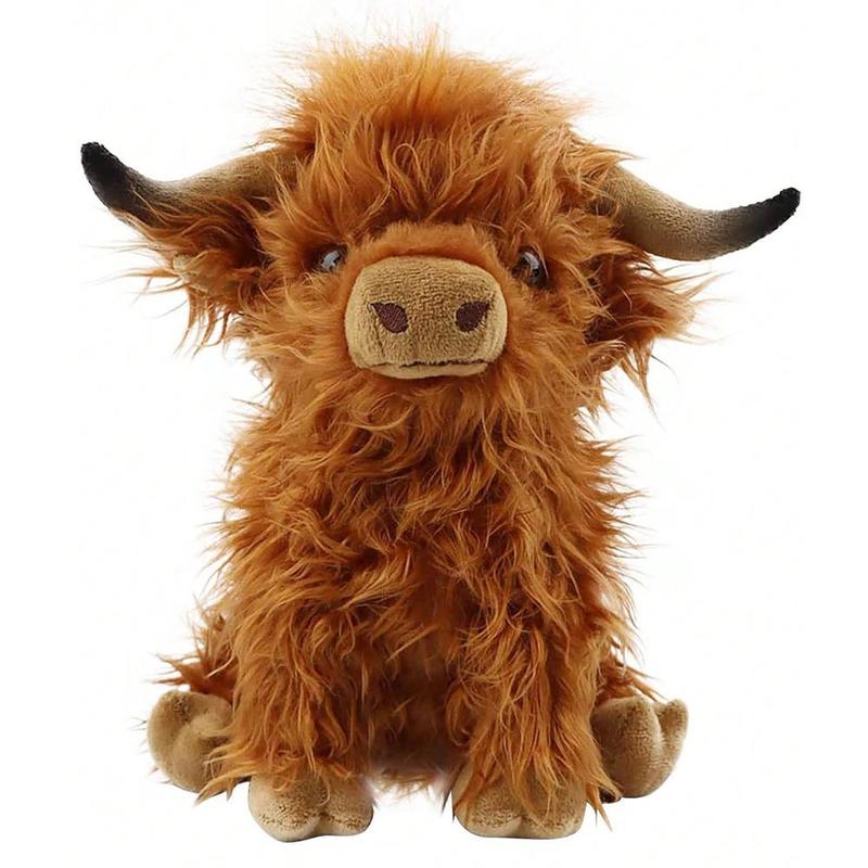 Highland Cow Plush Toy Set of 2