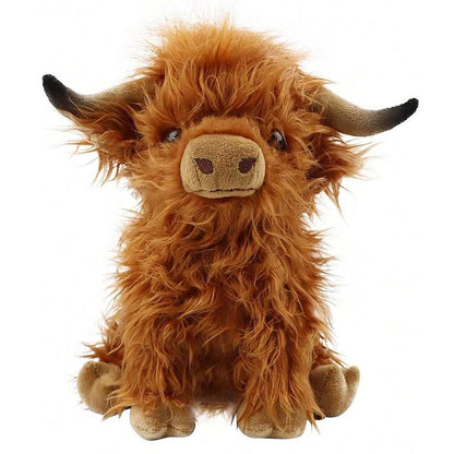 Highland Cow Plush Toy Set of 2