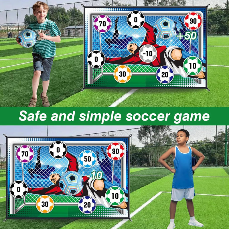 Hook and Loop Soccer Target Game 59 x 39 inch Set of 3