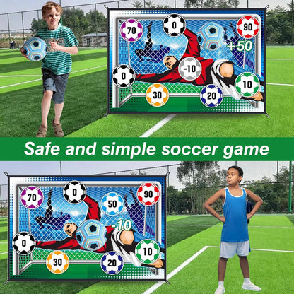 Hook and Loop Soccer Target Game 59 x 39 inch Set of 3