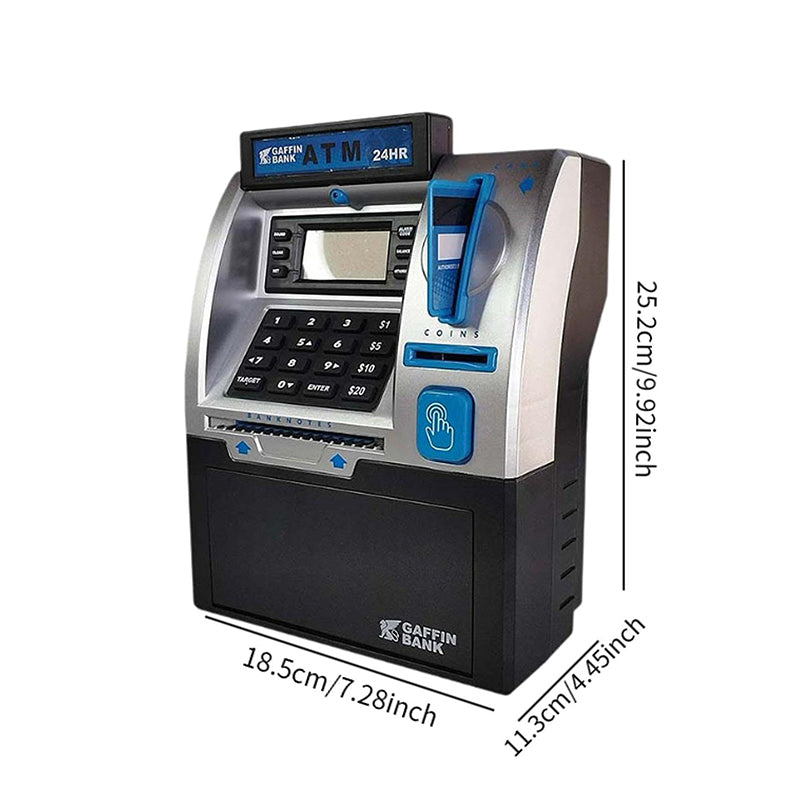 Kids ATM Piggy Bank Toy with Keypad and Password