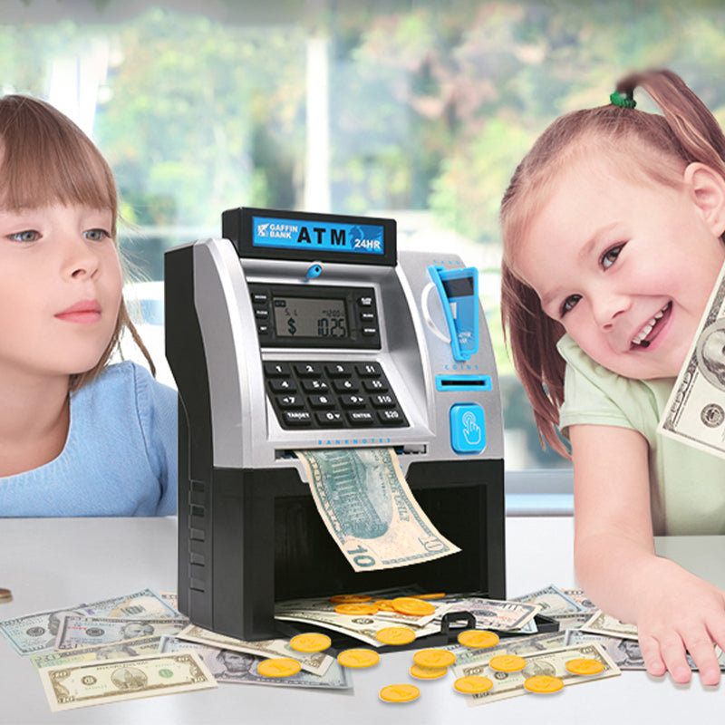 Kids ATM Piggy Bank Toy with Keypad and Password