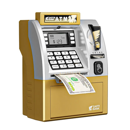 Kids ATM Piggy Bank Toy with Keypad and Password