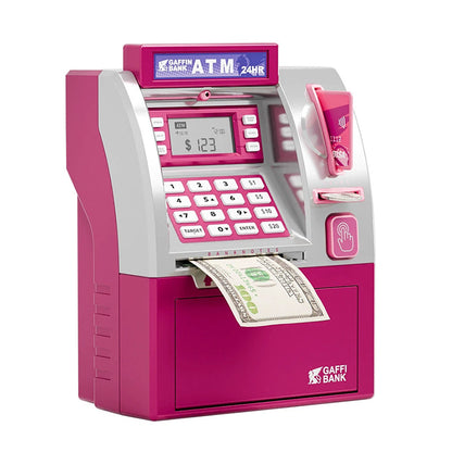 Kids ATM Piggy Bank Toy with Keypad and Password