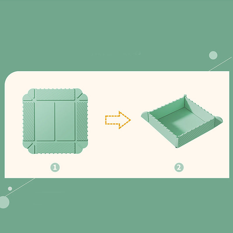 Magnetic Silicone Trivet Foldable Pot Mat Set of 2