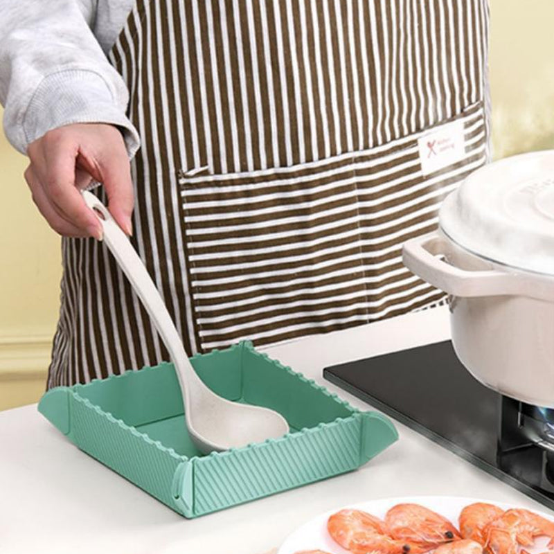 Magnetic Silicone Trivet Foldable Pot Mat Set of 2