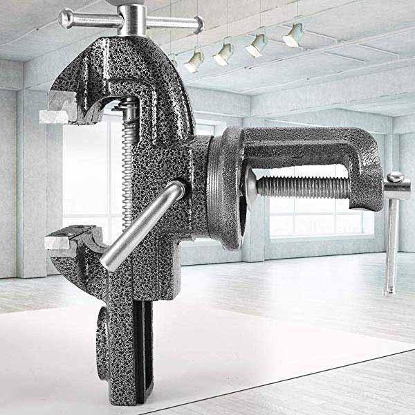 Mini Bench Vise Clamp On with 360 Degree Swivel