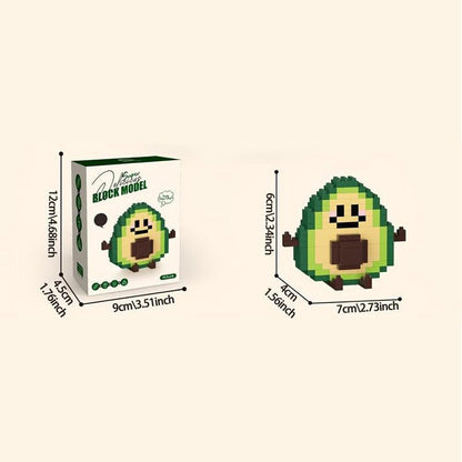 Mini Building Blocks Food Model Kit Set of 2