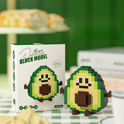 Mini Building Blocks Food Model Kit Set of 2